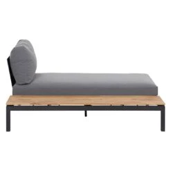 Siena Garden Alvida Doppelliege Aluminium/Polyester Matt Anthrazit/Grau -Gartenmobel Verkauf siena garden alvida loungeset aluminium polyester 1484761 4