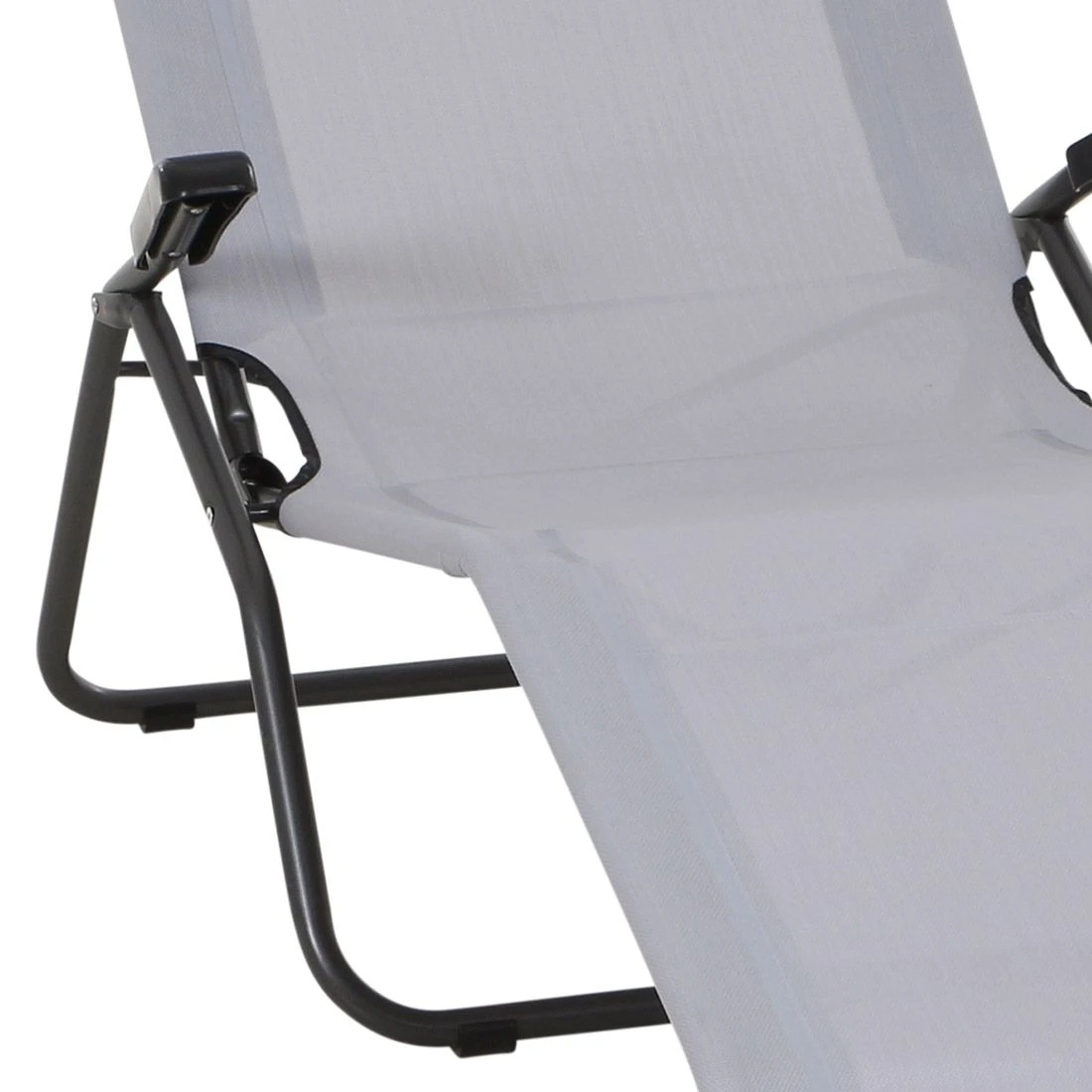 Siena Garden Anco Bäderliege Stahl/Textilene Anthrazit/Hellgrau 10 Siena Garden Anco Bäderliege Stahl/Textilene Anthrazit/Hellgrau – Bild 10