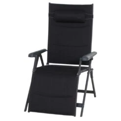 Siena Garden Premium XL Camping Relaxliege Aluminium/2D Mesh Anthrazit