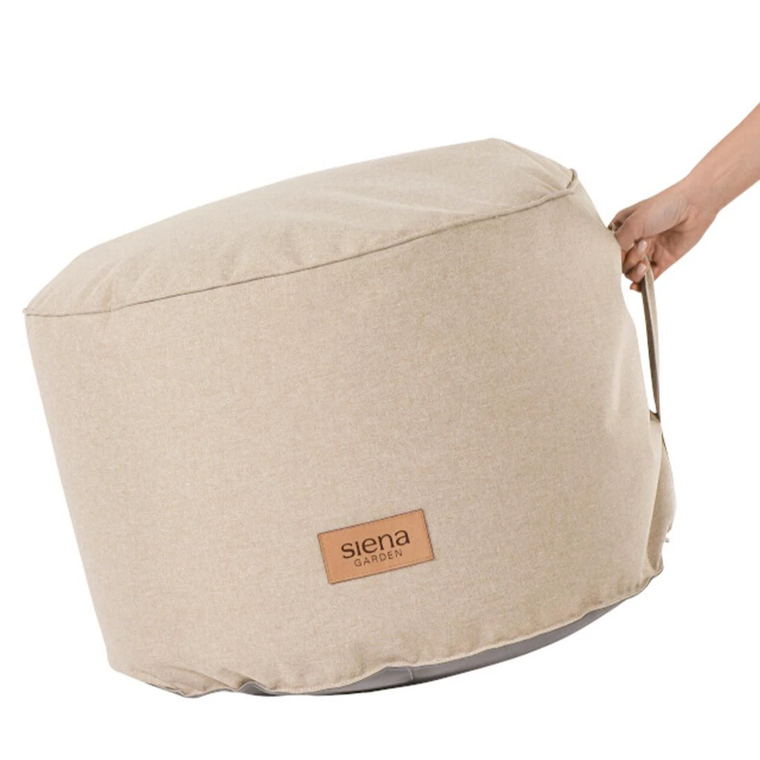Siena Garden FLOW.U Round Sitzsack Ø 60 Cm Icedcoffee 3 Siena Garden FLOW.U Round Sitzsack Ø 60 Cm Icedcoffee – Bild 3