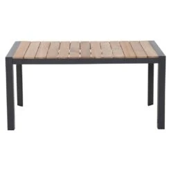 Siena Garden Londra Dininglounge 5-tlg. Mit Tisch 140x80cm Anthrazit/Schwarz-Silber -Gartenmobel Verkauf siena garden londra loungeecke 5 tlg mit tisch 140x80cm 1407937 6