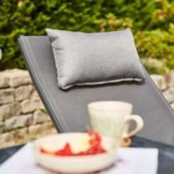 Siena Garden Miami Gartenliege Aluminium/Ranotex®-Gewebe Matt Anthrazit/Grau -Gartenmobel Verkauf siena garden miami gartenliege aluminium ranotexr gewebe 1363728 10