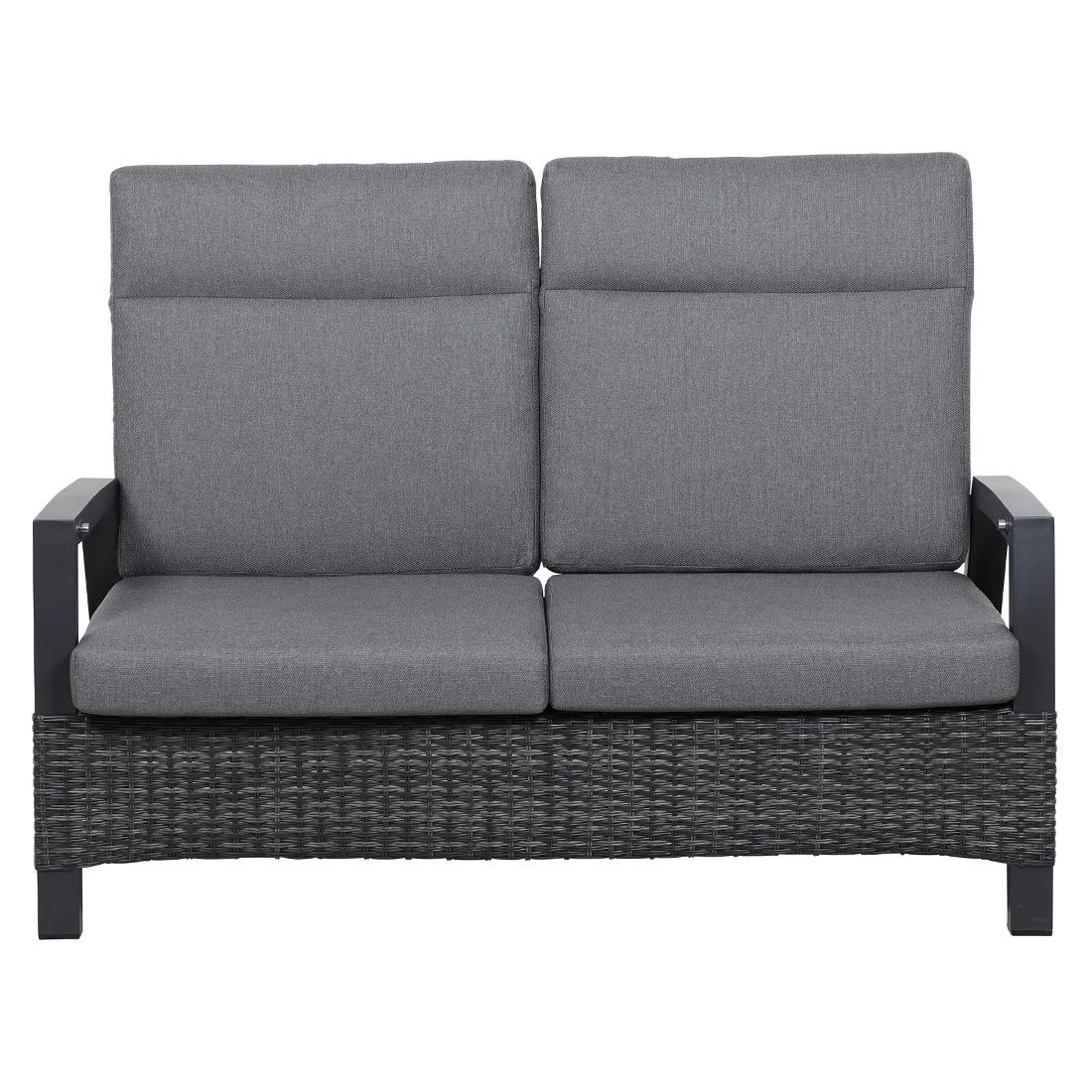 Siena Garden Taranto Loungeset 4-tlg. Aluminium/Gardino®-Geflecht Matt Anthrazit/Blau-Grau 5 Siena Garden Taranto Loungeset 4-tlg. Aluminium/Gardino®-Geflecht Matt Anthrazit/Blau-Grau – Bild 5