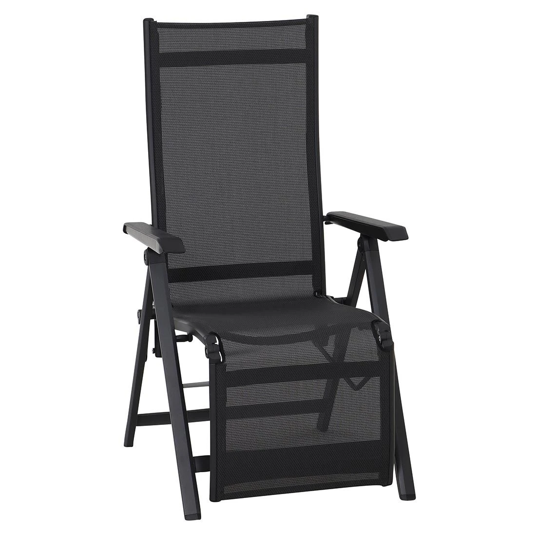 Siena Garden Tesoro Relaxsessel Aluminium/Ranotex®-Gewebe Matt Anthrazit/Silber-Schwarz 1 Siena Garden Tesoro Relaxsessel Aluminium/Ranotex®-Gewebe Matt Anthrazit/Silber-Schwarz