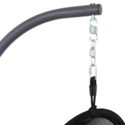 Siena Garden Yobaya Hängesessel Stahl/Polyester Inkl. Kissen Anthrazit/Cool Black -Gartenmobel Verkauf siena garden yobaya haengesessel stahl polyeser inkl kissen 1363651 12