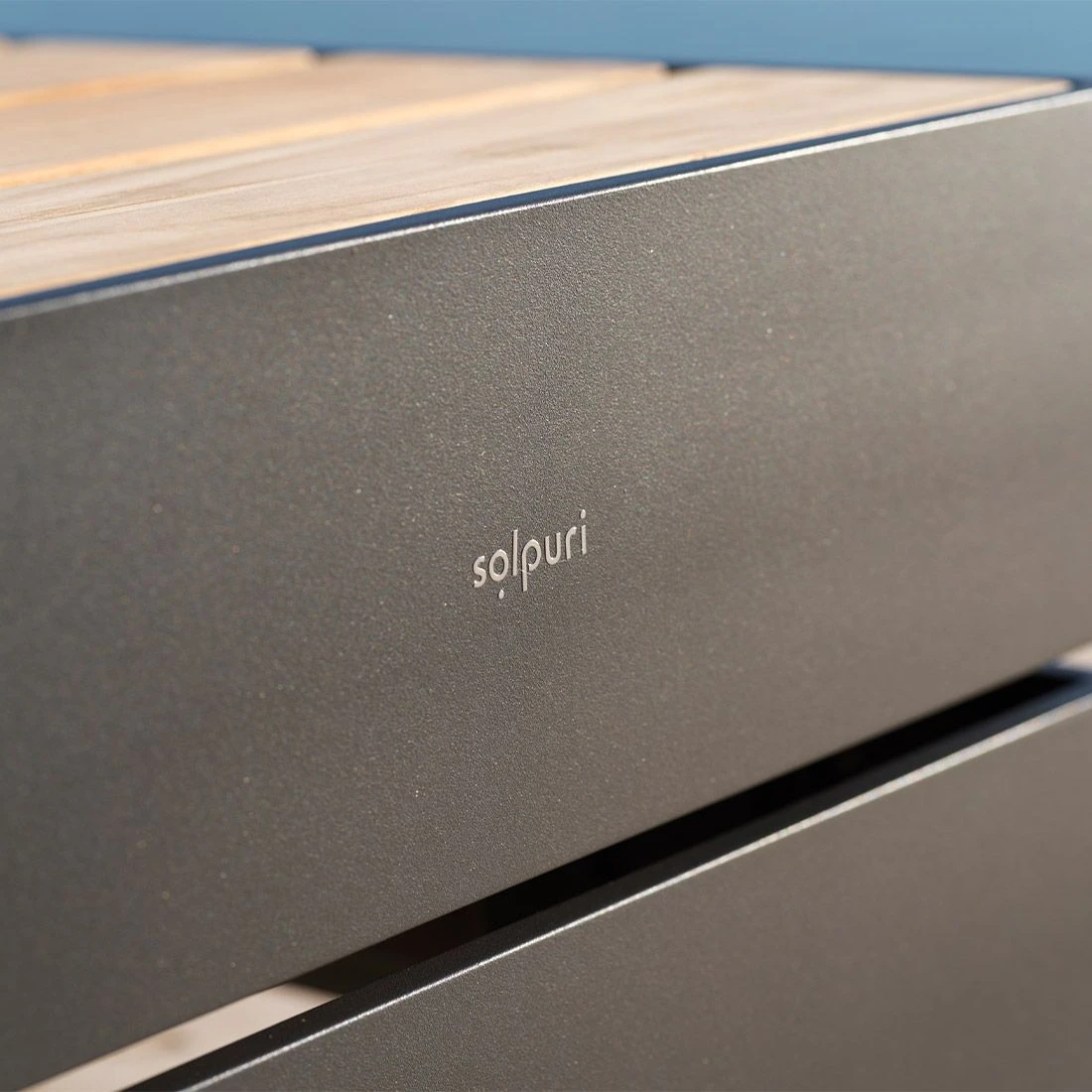 Solpuri Boxx Loungeset 5-tlg. Aluminium/Acryl Anthrazit/Natur 7 Solpuri Boxx Loungeset 5-tlg. Aluminium/Acryl Anthrazit/Natur – Bild 7