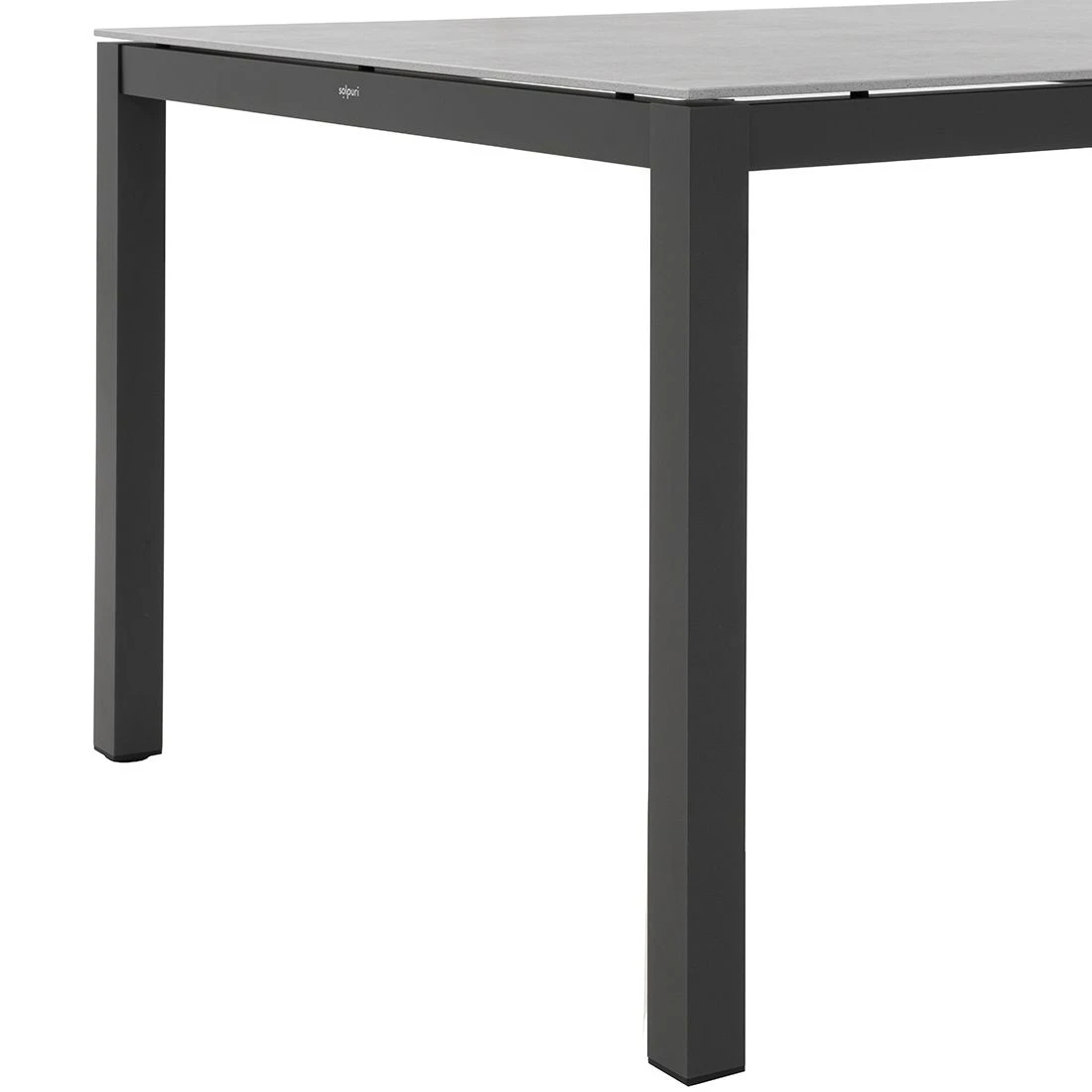 Solpuri Classic Gartentisch 220x100 Cm Aluminium/Dekton Anthrazit/Kreta 6 Solpuri Classic Gartentisch 220x100 Cm Aluminium/Dekton Anthrazit/Kreta – Bild 6