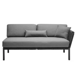 Solpuri Club Gartensofa 171 Cm Aluminium/Rope/Acryl Anthrazit -Gartenmobel Verkauf solpuri club 2 sitzersofa links 171 cm aluminium rope acryl 1465610 3