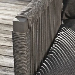 Solpuri Club Ecklounge 3-tlg. Tisch 80x80cm Aluminium/Rope Anthrazit/Volcano -Gartenmobel Verkauf solpuri club loungeset 3 tlg tisch 80x80cm aluminium rope 1501943 5