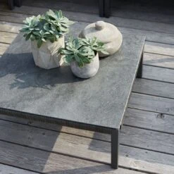 Solpuri Club Ecklounge 3-tlg. Tisch 80x80cm Aluminium/Rope Anthrazit/Volcano -Gartenmobel Verkauf solpuri club loungeset 3 tlg tisch 80x80cm aluminium rope 1501943 7