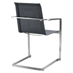 Solpuri Jazz Freischwinger Edelstahl/Textilene Silber/Coal -Gartenmobel Verkauf solpuri jazz freischwinger edelstahl textilene 1475037 4