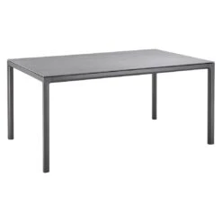 Solpuri Soft Gartentisch 160x100 Cm Aluminium/Dekton Anthrazit/Bromo