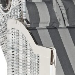 SonnenPartner Classic Strandkorb Geflecht/Fichte White-washed -Gartenmobel Verkauf sonnenpartner classic strandkorb geflecht fichte 1469361 4