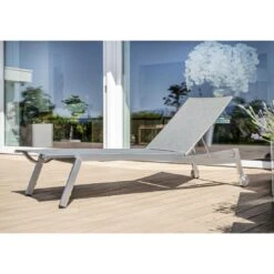 Stern Allround Rollliege Edelstahl/Textilene Silber/Leinen Grau 7 Stern Allround Rollliege Edelstahl/Textilene Silber/Leinen Grau -Gartenmobel Verkauf stern allround rollliege edelstahl textilene 1395023 4