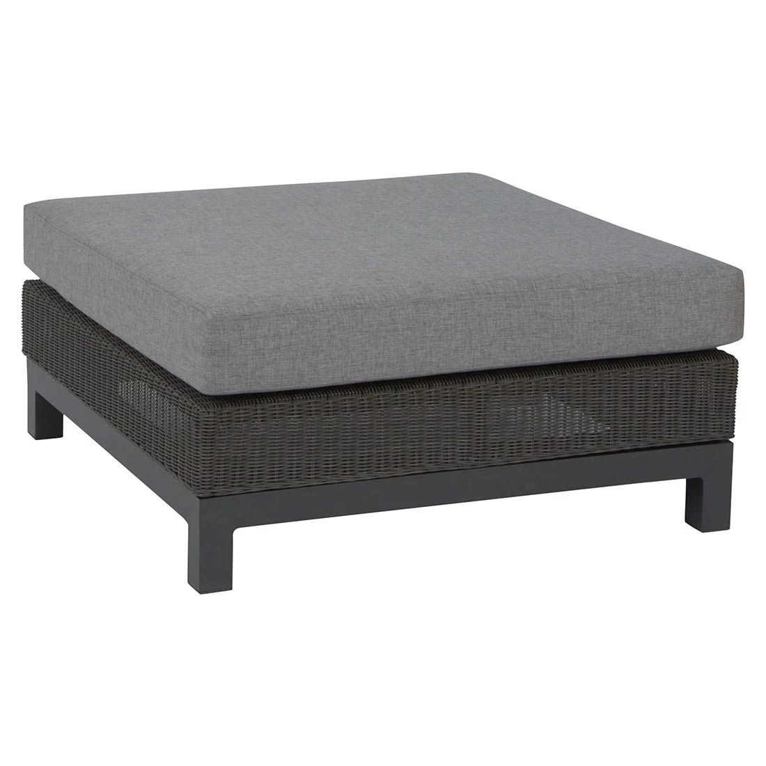 Stern Fontana Hocker Aluminium/Geflecht Basaltgrau/Seidengrau 2 Stern Fontana Hocker Aluminium/Geflecht Basaltgrau/Seidengrau – Bild 2