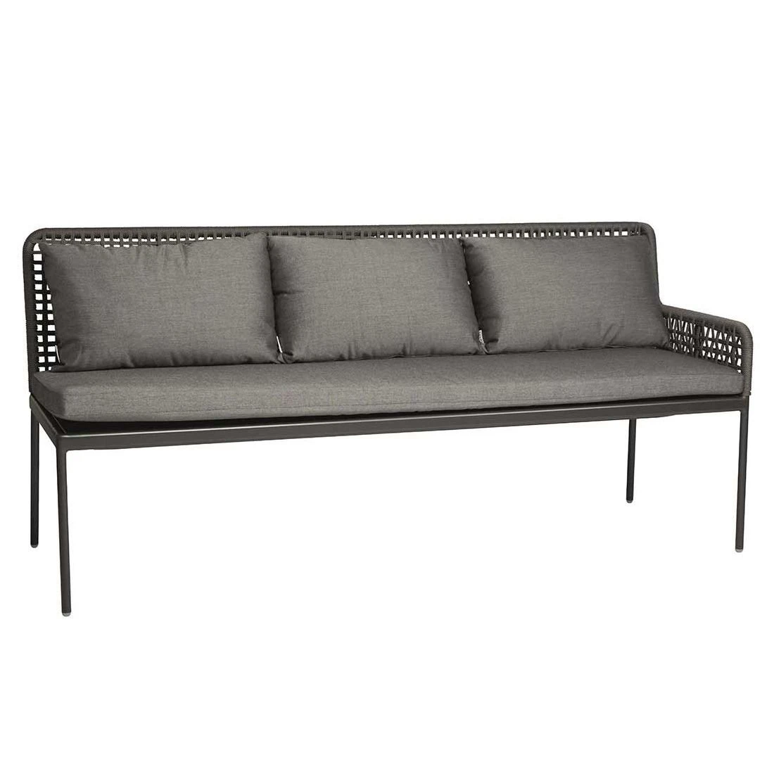 Stern Greta Dininglounge Aluminium/Polyacryl Anthrazit/Seidengrau 4 Stern Greta Dininglounge Aluminium/Polyacryl Anthrazit/Seidengrau – Bild 4