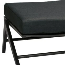 Stern Jackie Loungehocker Aluminium/Polyacryl Schwarz Matt/Seidenschwarz -Gartenmobel Verkauf stern jackie loungehocker aluminium polyacryl 1453730 3