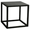 Stern John Beistelltisch 45x45cm Aluminium/Dekton Schwarz/Anthrazit