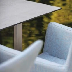 Stern Kufentisch Edelstahl/Silverstar 2.0 Silber/Zement Hell -Gartenmobel Verkauf stern kufentisch 160x90cm edelstahl silverstar 2 0 943946 3