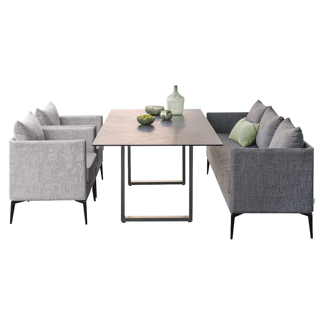 Stern Marta Dininglounge 4-tlg. Tisch 220x100cm 2 Stern Marta Dininglounge 4-tlg. Tisch 220x100cm – Bild 2