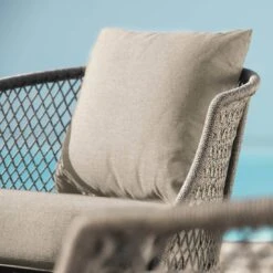 Stern Odea Loungesessel Aluminium/Kordel Inkl. Kissen Schwarz Matt/Salt -Gartenmobel Verkauf stern odea loungesessel aluminium kordel inkl kissen 1357634 3