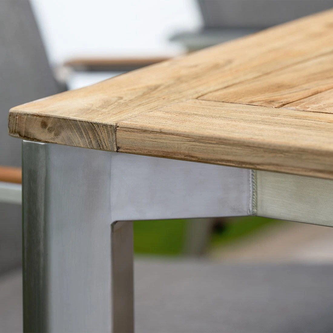 Stern Penta Tischgestell Edelstahl Silber 2 Stern Penta Tischgestell Edelstahl Silber – Bild 2