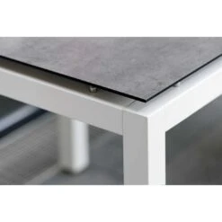 Stern Tischgestell 200x100 Cm Aluminium Weiß -Gartenmobel Verkauf stern tischgestell 200 x 100 cm aluminium weiss 7