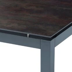 Stern Gartentisch-Platte 90x90cm Lavastar Kupfer -Gartenmobel Verkauf stern tischplatte lavastar kupfer 90 x 90 cm 3