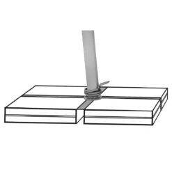 Suncomfort Varioflex Ampelschirm 300x300cm Ecru -Gartenmobel Verkauf suncomfort varioflex ampelschirm 300x300cm 1355830 11