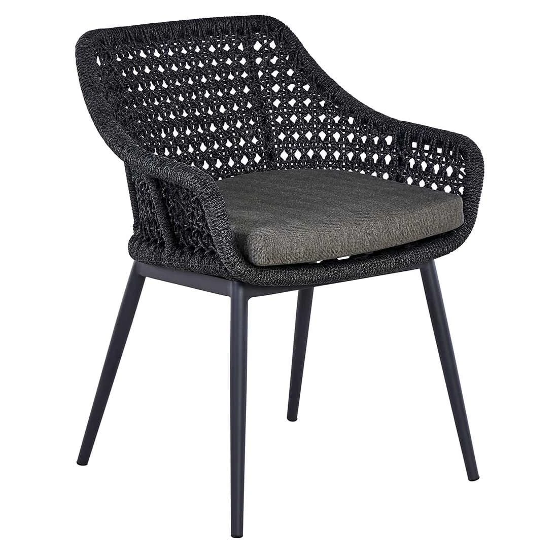 OUTLIV. Hudson Gartensessel Aluminium/Rope Charcoal/Anthrazit 1 OUTLIV. Hudson Gartensessel Aluminium/Rope Charcoal/Anthrazit