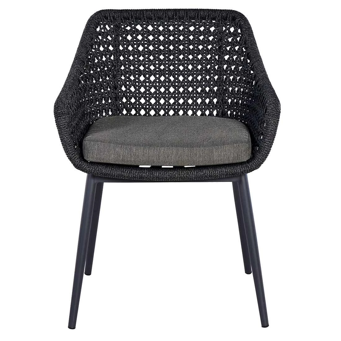 OUTLIV. Hudson Gartensessel Aluminium/Rope Charcoal/Anthrazit 2 OUTLIV. Hudson Gartensessel Aluminium/Rope Charcoal/Anthrazit – Bild 2