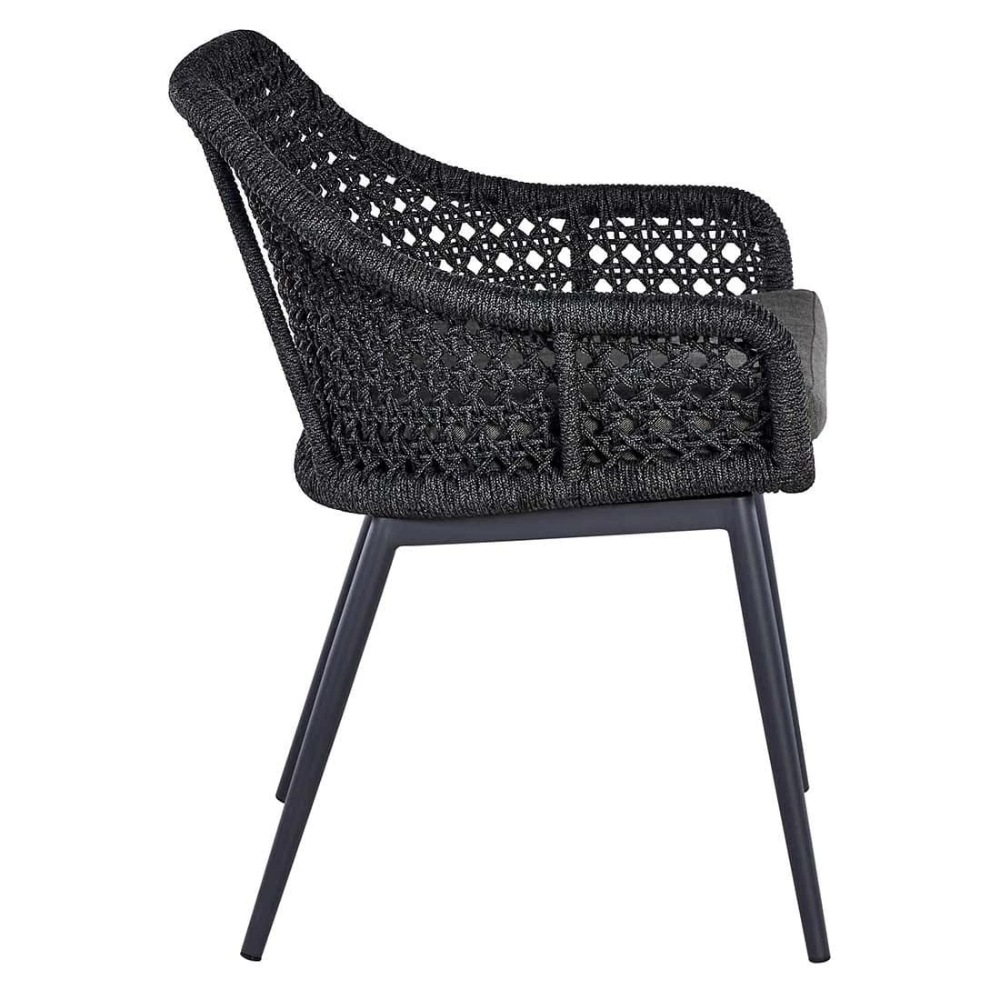 OUTLIV. Hudson Gartensessel Aluminium/Rope Charcoal/Anthrazit 3 OUTLIV. Hudson Gartensessel Aluminium/Rope Charcoal/Anthrazit – Bild 3