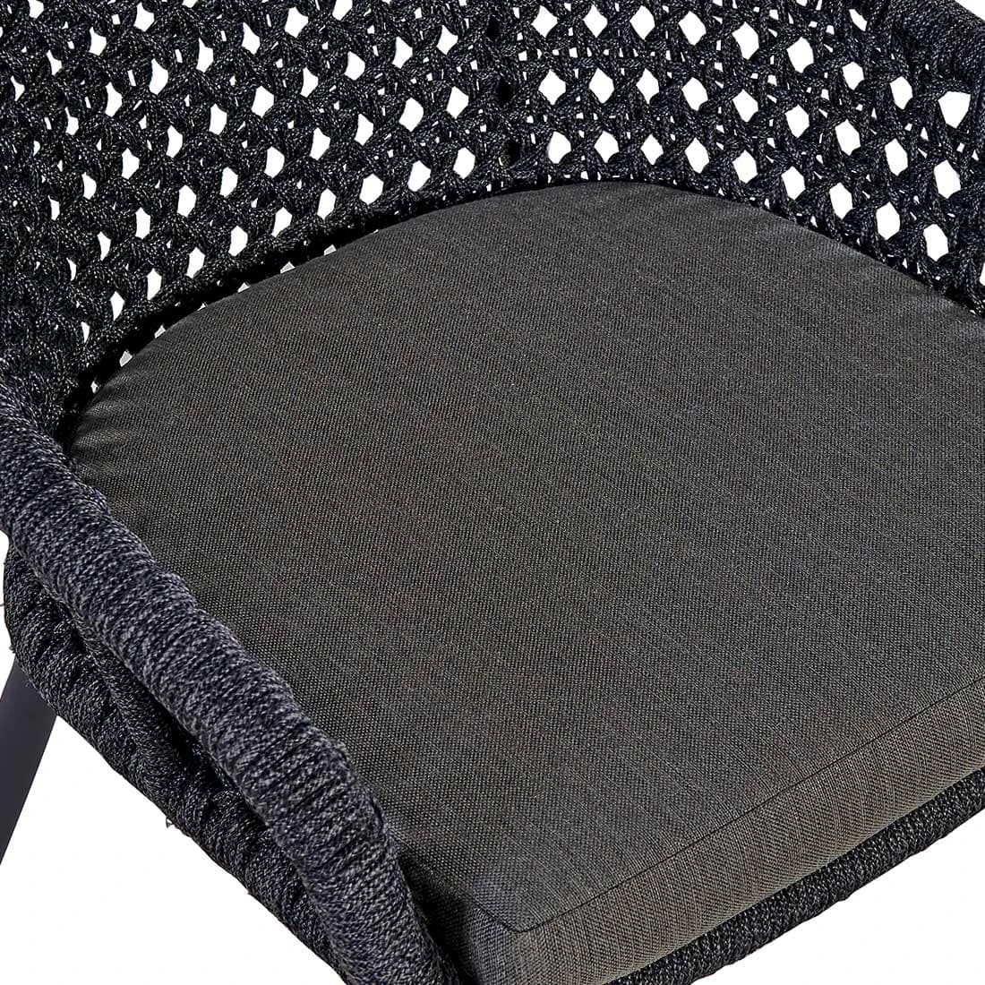 OUTLIV. Hudson Gartensessel Aluminium/Rope Charcoal/Anthrazit 4 OUTLIV. Hudson Gartensessel Aluminium/Rope Charcoal/Anthrazit – Bild 4