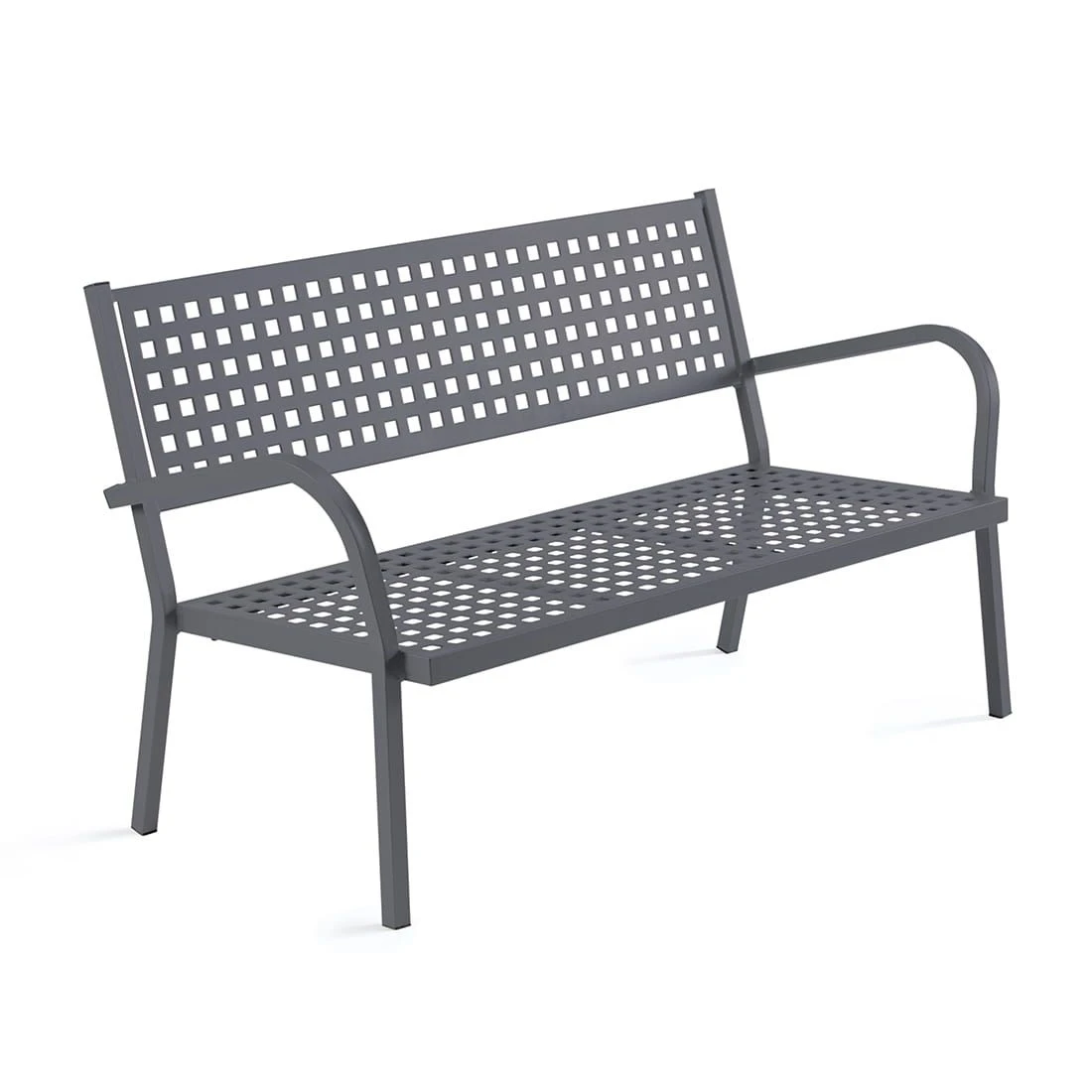 Vermobil Alice Loungebank 111x56x90 Cm Stahl Antikgrau 1 Vermobil Alice Loungebank 111x56x90 Cm Stahl Antikgrau