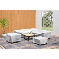 Zebra Belvedere Ecklounge 5-tlg. Edelstahl/Tuva Graphit/Medium Grey -Gartenmobel Verkauf zebra belvedere loungeecke 5 tlg edelstahl tuva 1377247 3