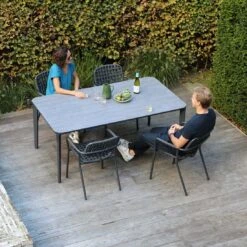 Zebra Costa Stapelsessel Aluminium/Rope Graphit/Schwarz -Gartenmobel Verkauf zebra costa stapelsessel aluminium rope 1453367 3