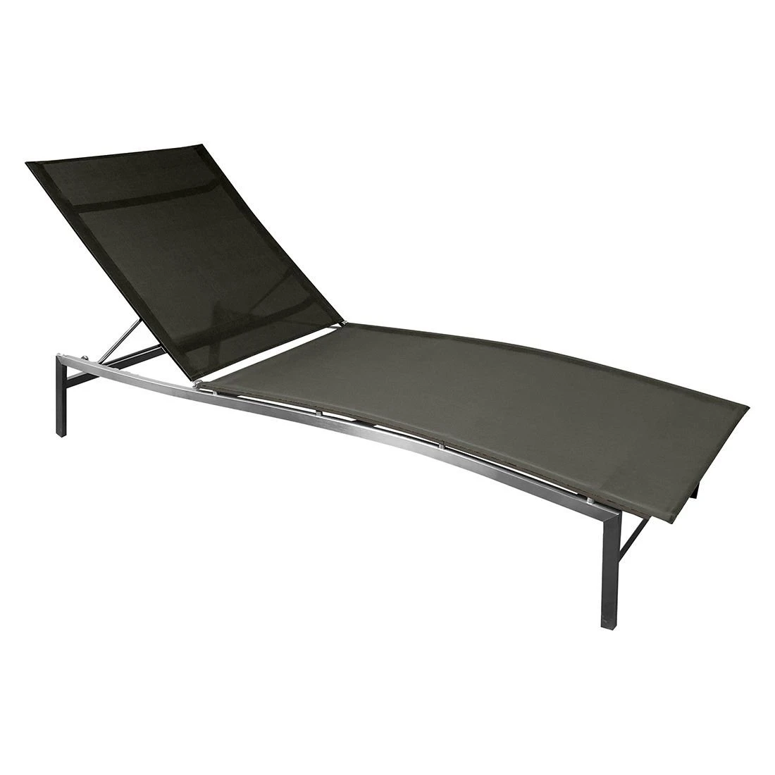 Zebra One Gartenliege Edelstahl/Textilene Edelstahl/Dark Platinum 1 Zebra One Gartenliege Edelstahl/Textilene Edelstahl/Dark Platinum