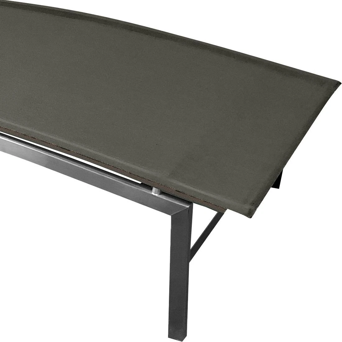 Zebra One Gartenliege Edelstahl/Textilene Edelstahl/Dark Platinum 2 Zebra One Gartenliege Edelstahl/Textilene Edelstahl/Dark Platinum – Bild 2