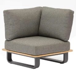 Zebra Park Ecklounge 5-tlg. Aluminium/Sunproof Graphit/Sutton Grey -Gartenmobel Verkauf zebra park loungeecke 5 tlg aluminium sunproof 1366830 5